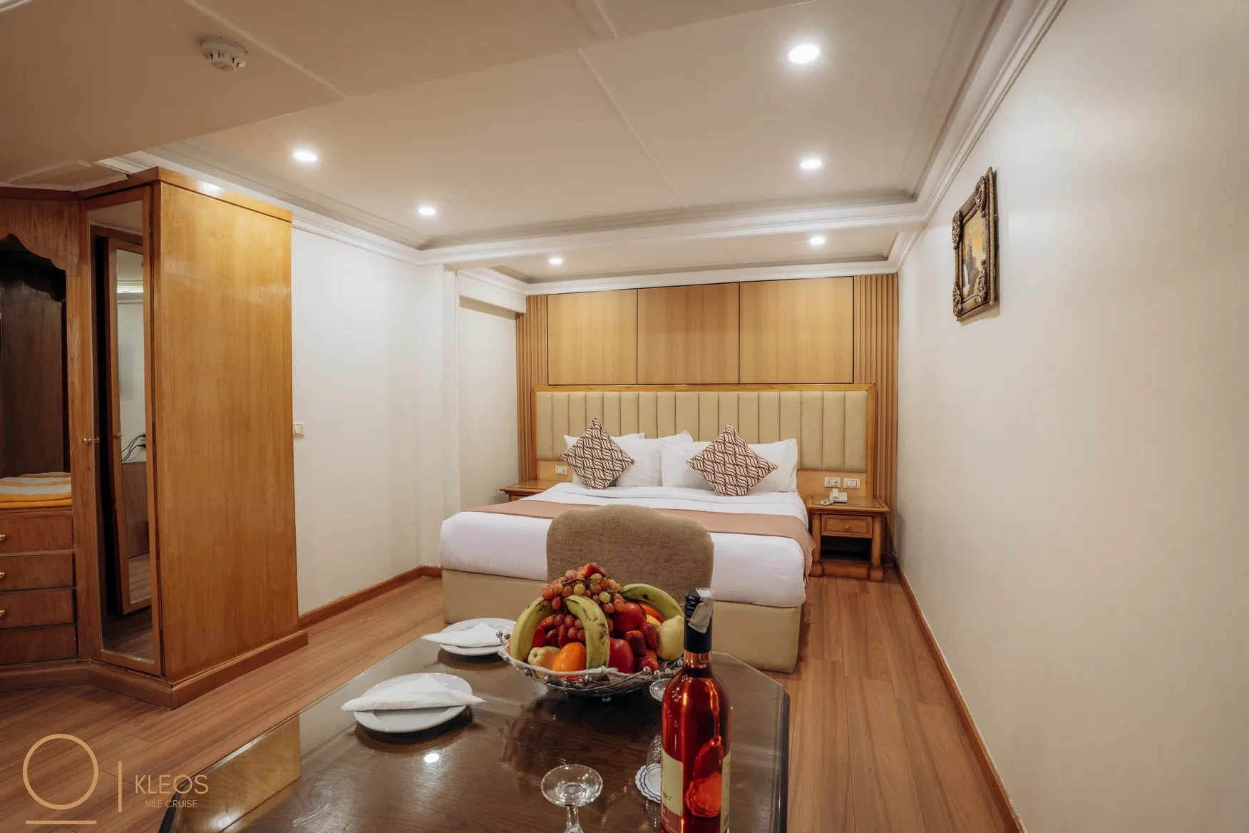 Lounge aboard the MS Kleos Nile Cruise Nile cruise